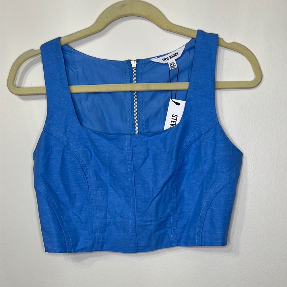 Steve Madden Femme Top Indigo XS New with Tags